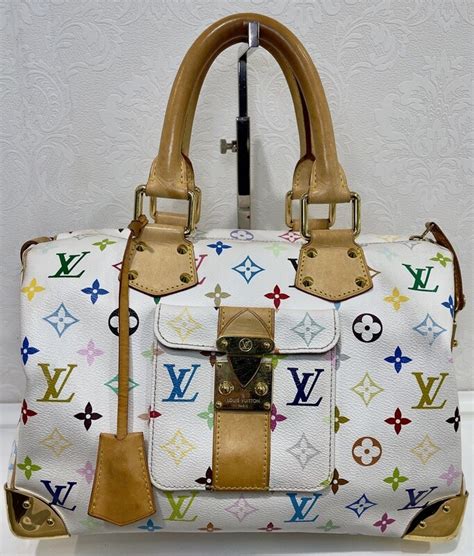 louis vuitton white murakami bag|louis vuitton murakami speedy 30.